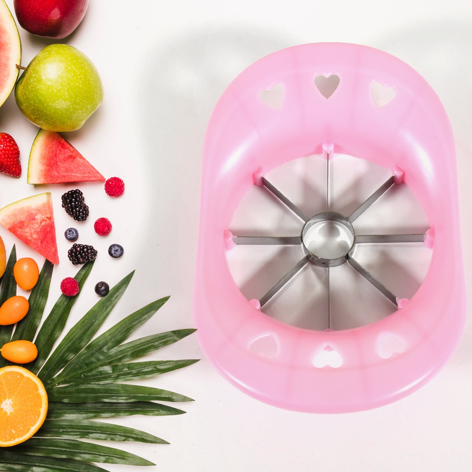 8187 Multi Purpose Fruit Slicer Apple Cutter Regular With 8 Stainless Steel Blades Apple Slicer (1 Pc) 8187 Multi Purpose Fruit Slicer Apple Cutter Regular With 8 Stainless Steel Blades Apple Slicer (1 Pc)